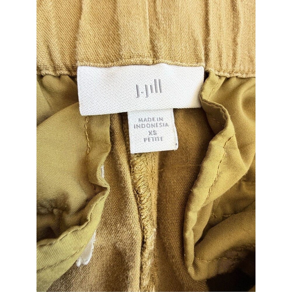 J. Jill Wide Leg Linen Blend Pants Tan Extra Small Petite XSP - Picture 4 of 9